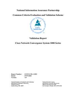 Validation Report