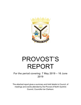 Provost's Report