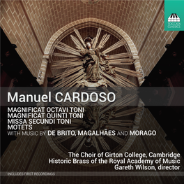 MANUEL CARDOSO Missa Secundi Toni and Other Works