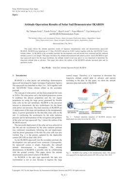 Attitude Operation Results of Solar Sail Demonstrator IKAROS