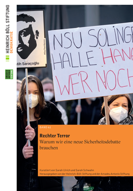 Rechter Terror – Warum Wir Eine Neue Sicherheitsdebatte Brauchen