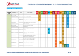 Contribución Al Desarrollo Sostenible