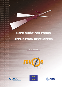 User Guide for Egnos Application Developers