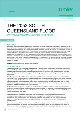 The 2053 South Queensland Flood