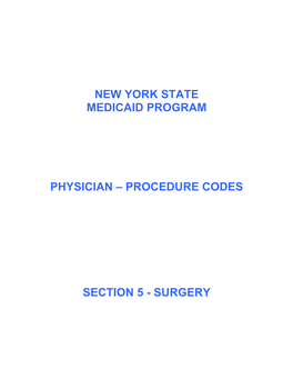 Anesthesia Section