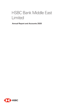 HSBC Bank Middle East Limited Annual Report and Accounts 2020
