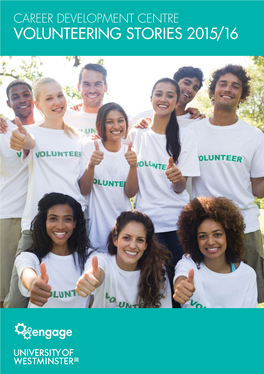 Career Development Centre Volunteering Stories 2015/16