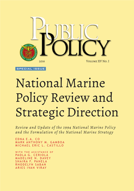 National Marine Policy Review and Strategic Direction