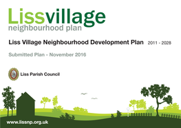 Liss Neighbourhood Development Plan