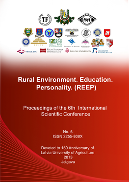 Rural Environment. Education. Personality (REEP) (2013)