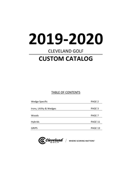 Custom Catalog