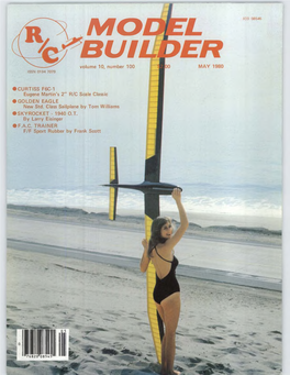 MODEL BUILDER MAY 1980 FULL SIZE PLANS AVAILABLE - SEE PAGE 108 15 Least 20 Grains Per Inch