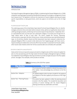 United States Virgin Islands Territorial Hazard Mitigation Plan Final, July 2019