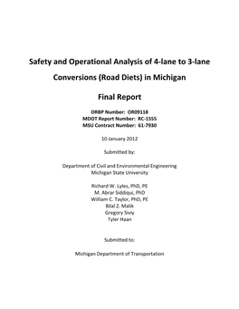 RC-1555 MSU Contract Number: 61-7930