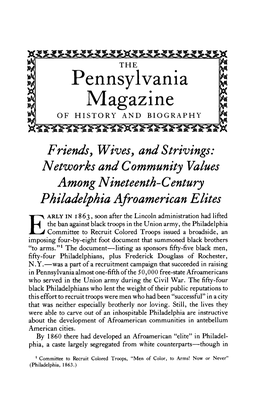 Pennsylvania Magazine of HISTORY and BIOGRAPHY