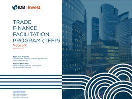 TRADE FINANCE FACILITATION PROGRAM (TFFP) Network February 2021