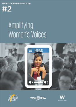 TRENDS in NEWSROOMS 2020 #2 Amplifying Women’S Voices IMPRINT
