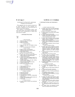 14 CFR Ch. I (1–1–12 Edition) Pt. 147, App. C