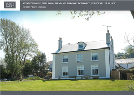 Venton House, Millpool Head, Millbrook, Torpoint, Cornwall Pl10 1Aw Guide Price £895,000