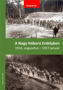 Erdély a Nagy Háborúban. III. a Nagy Háború Erdélyben