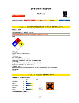 Sodium Bismuthate