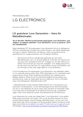 Lg Electronics