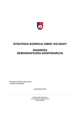 Strategia Rozwoju Gminy Kolbudy Diagnoza