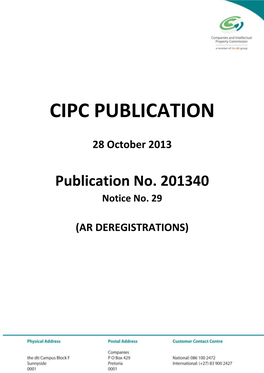 Cipc Publication