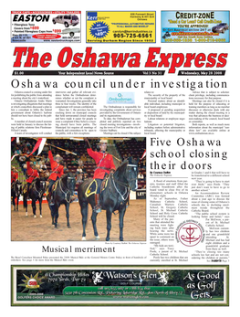 Oshawa Council Under Investigation