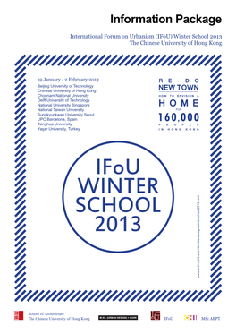 Ifou WINTER SCHOOL 2013