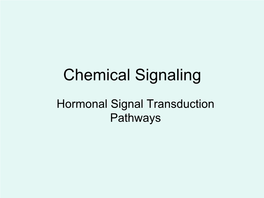 Steroid Hormones