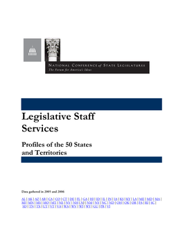 Legislative Staff Services