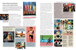 International Paralympic Events and Achievements (PDF)