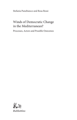Winds of Democratic Change in the Mediterranean? Processes, Actors and Possible Outcomes