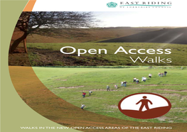 Open Access Walks