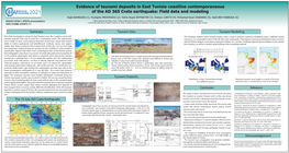 Evidence of Tsunami Deposits in East Tunisia Coastline Contemporaneous