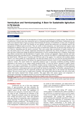 Vermiculture and Vermicomposting