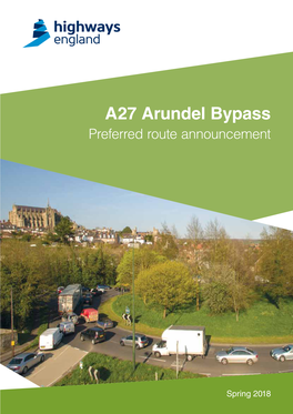 A27 Arundel Bypass Preferred Route Announcement