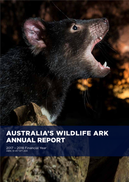 Australia's Wildlife Ark Annual Report