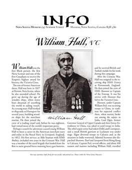 William Hall Info.Indd