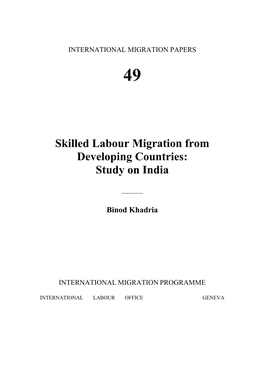 International Migration Papers