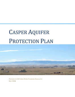 Casper Aquifer Protection Plan