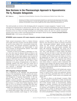 The V2 Receptor Antagonists