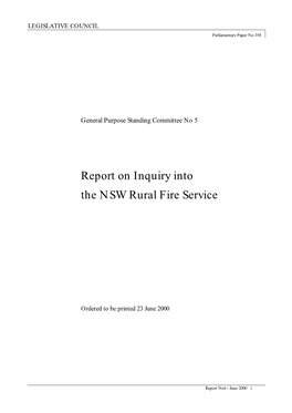 RFS Final Report