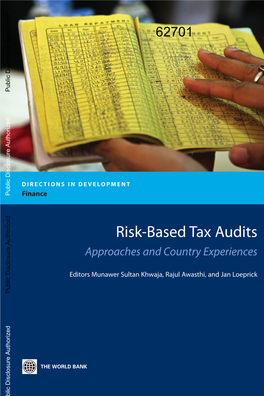 Risk-Based Tax Audits Approaches and Country Experiences