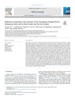 Sediment Accumulation and Retention of the Changjiang (Yangtze River) Subaqueous Delta and Its Distal Muds Over the Last Century