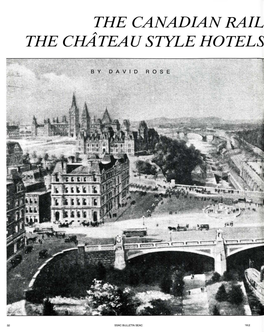 The Canadian Rail the Chateau Style Hotels