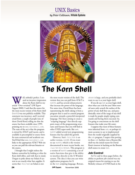 The Korn Shell