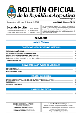 Segunda Sección