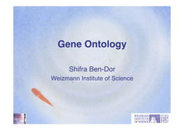 Gene Ontology